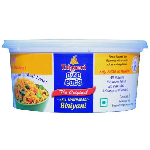 Triguni Eze Eats Asli Hyderabadi Biriyani, 105 g Tub-1.webp